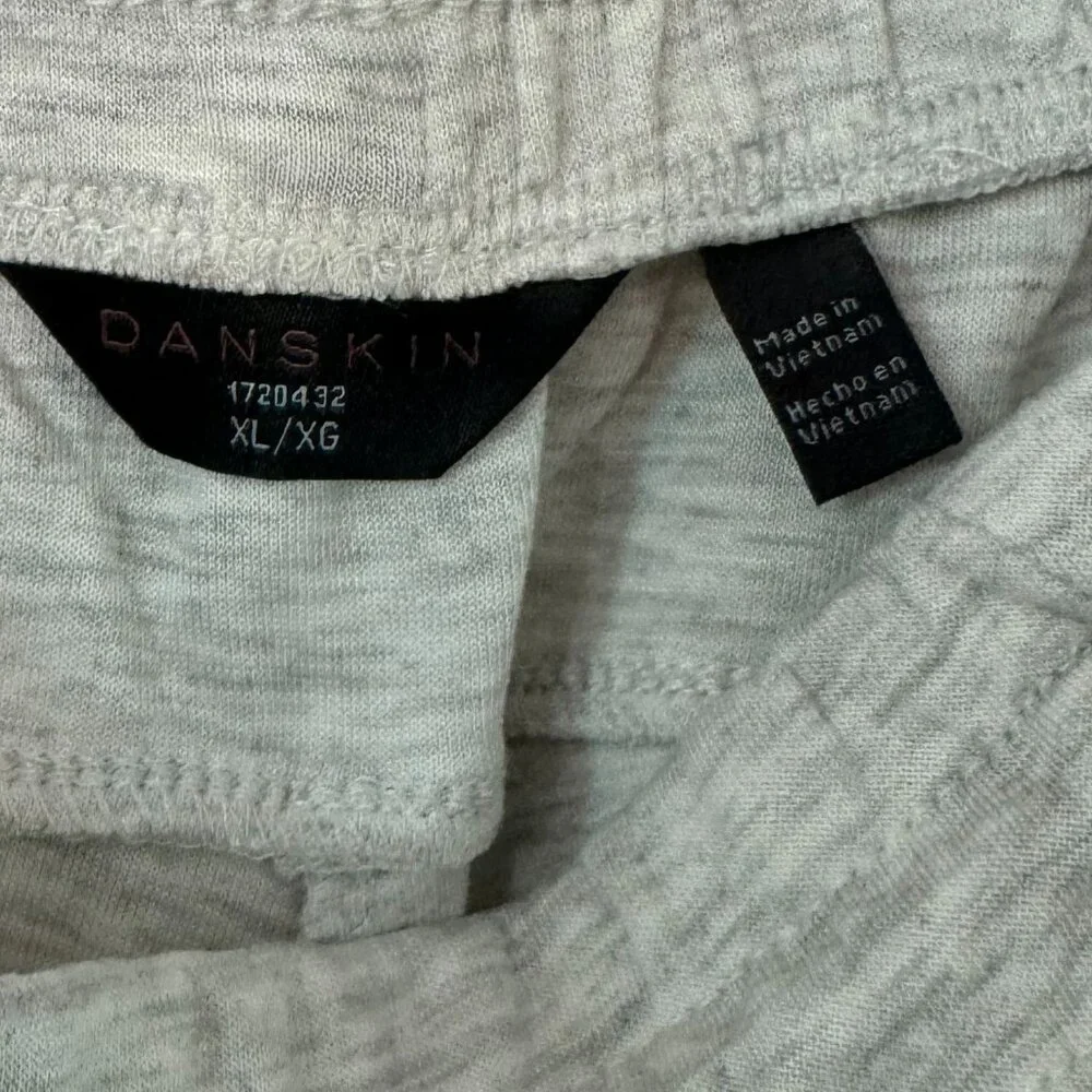 Danskin Scuba Pant Oatmeal Heather Woman's Size XL Amazing Soft Fabric - Picture 4 of 7